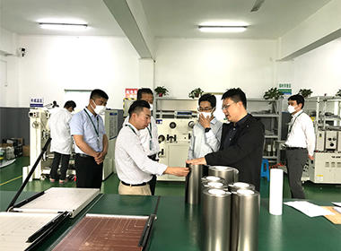 Los clientes de Panasonic de Japón visitaron Zhejiang Yuanbang Material Technology Co., Ltd.